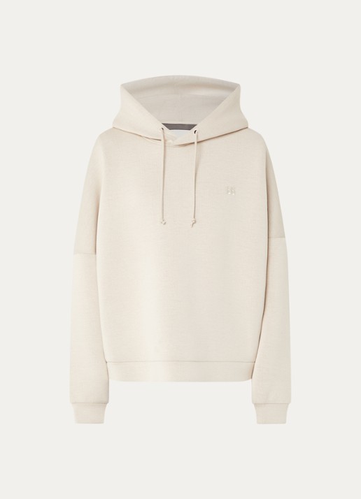 Bellerose Tood62 hoodie met logo - voorkant 4 creme