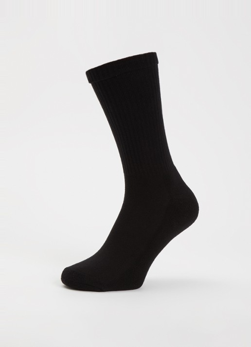 Bellerose Vem sokken in katoenblend met logo - detail 3 zwart