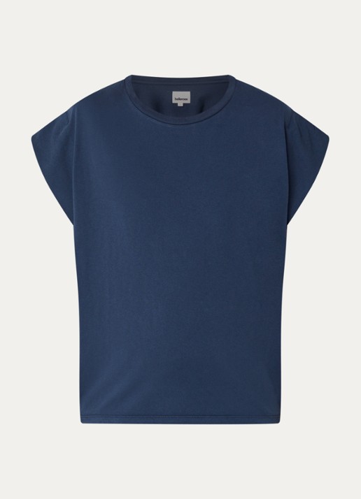 Bellerose Vice T-shirt met boothals - voorkant rood
