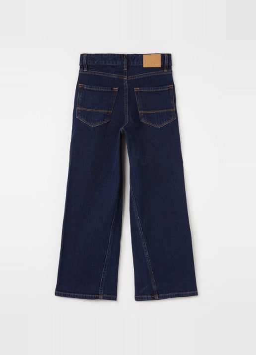 Bellerose Wanda flared jeans met donkere wassing - voorkant 2 indigo