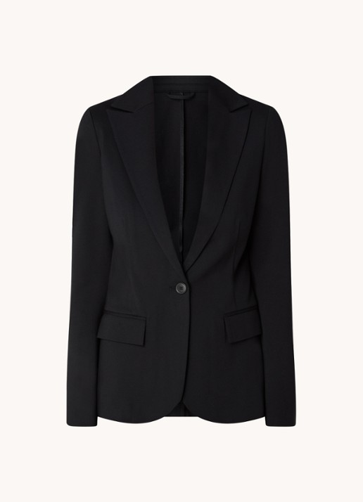 Benetton Blazer met klepzakken - voorkant 3 zwart