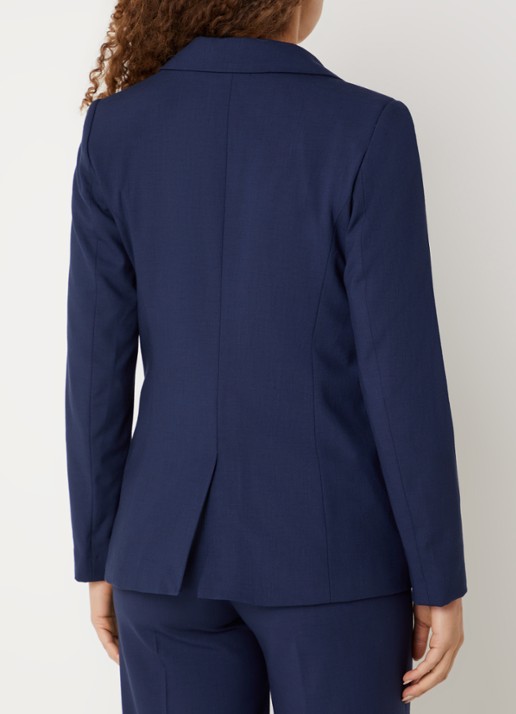Benetton Blazer met klepzakken - achterkant donkerblauw