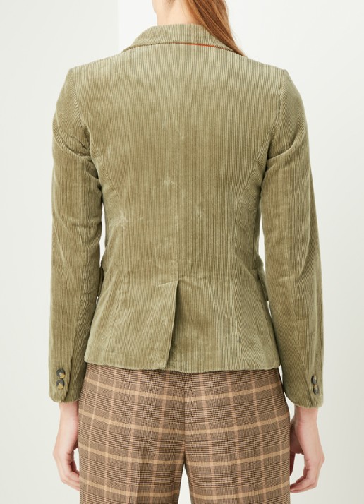 Benetton Blazer van corduroy - achterkant 2 mosgroen