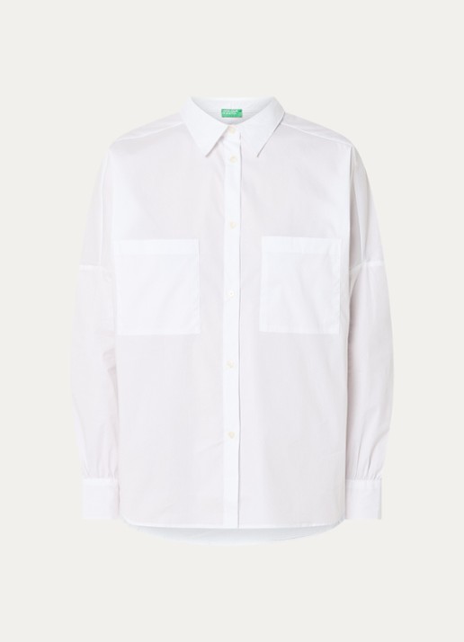 Benetton Blouse met borstzakken