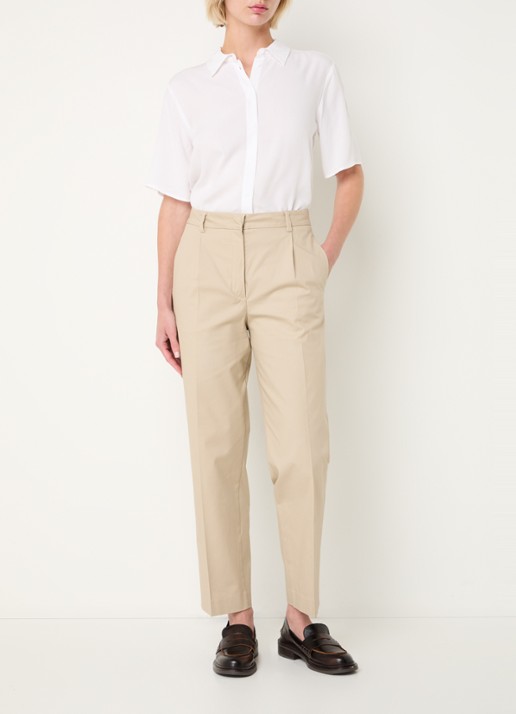 Benetton Blouse met kraag - voorkant 3 gebroken wit