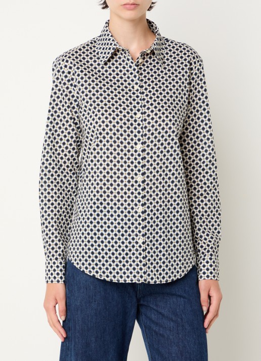 Benetton Blouse met print - detail 4 groen