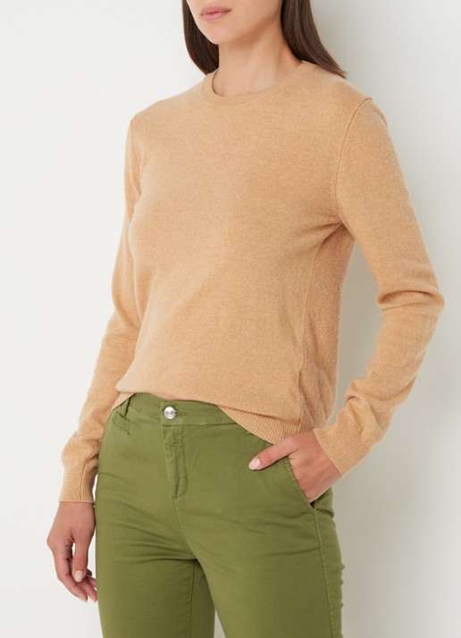 Benetton Fijngebreide pullover van merino wol
