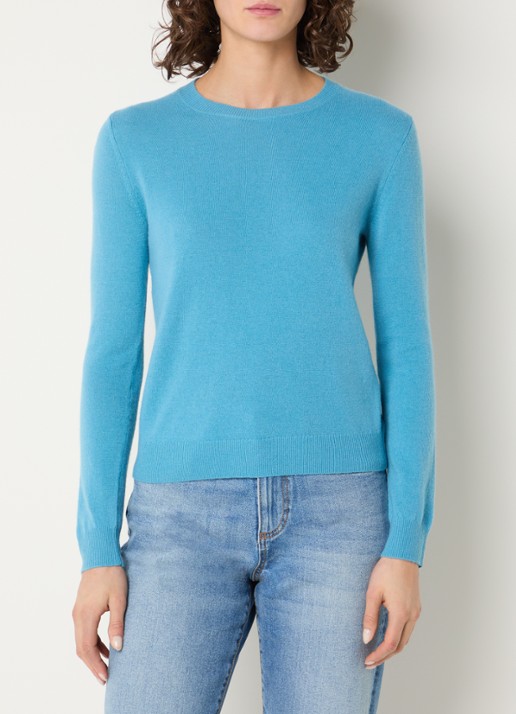Benetton Fijngebreide pullover van merino wol