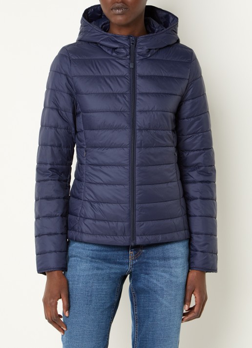 Benetton Gewatteerd jack met waterafstotende coating