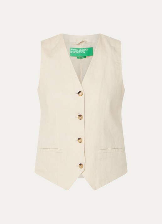Benetton Gilet van linnen