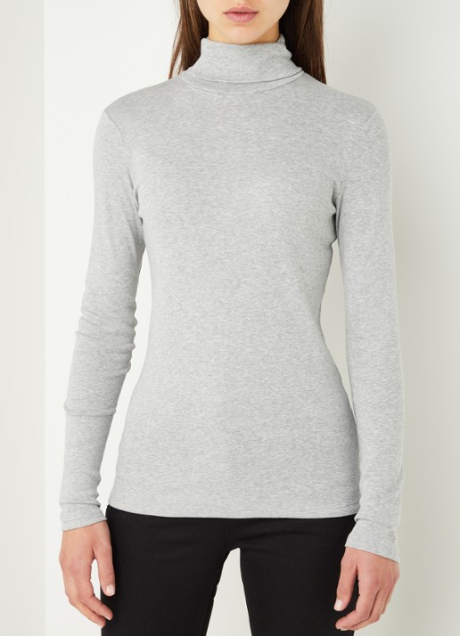 Benetton Longsleeve met col