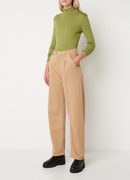 Benetton Longsleeve met col - voorkant 4 groen