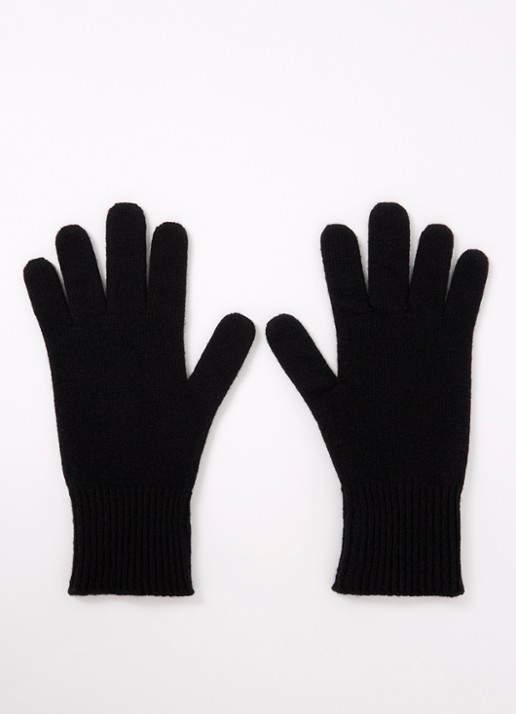 Benetton Ribgebreide handschoen van wol