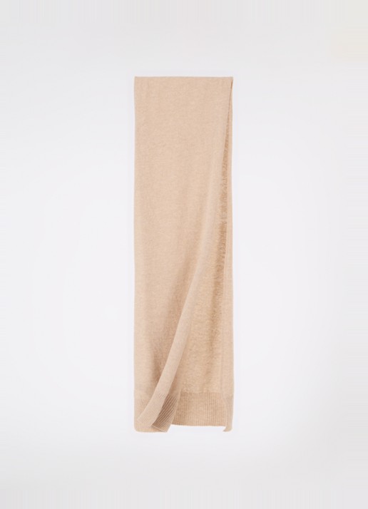 Benetton Sjaal van scheerwol 190 x 30 cm - detail beige