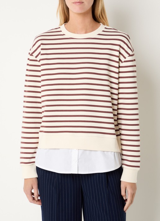 Benetton Sweater met streepprint
