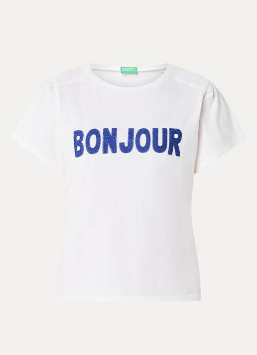 Benetton T-shirt met borduring