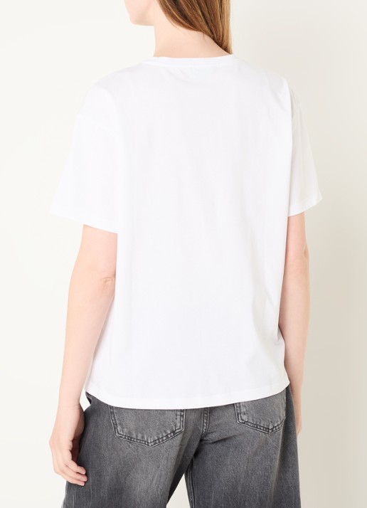 Benetton T-shirt met print - achterkant 2 wit
