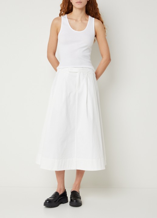 Benetton Tanktop met stretch - voorkant 2 gebroken wit