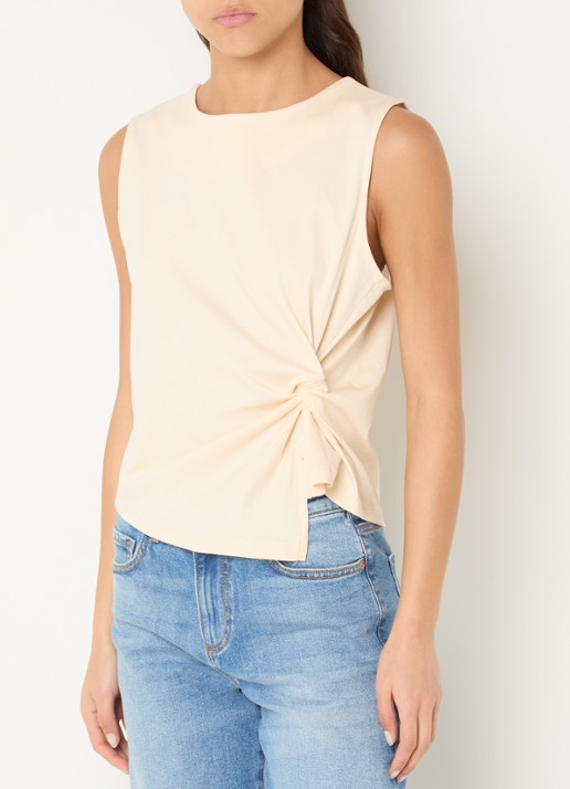 Benetton Top met knoopdetail