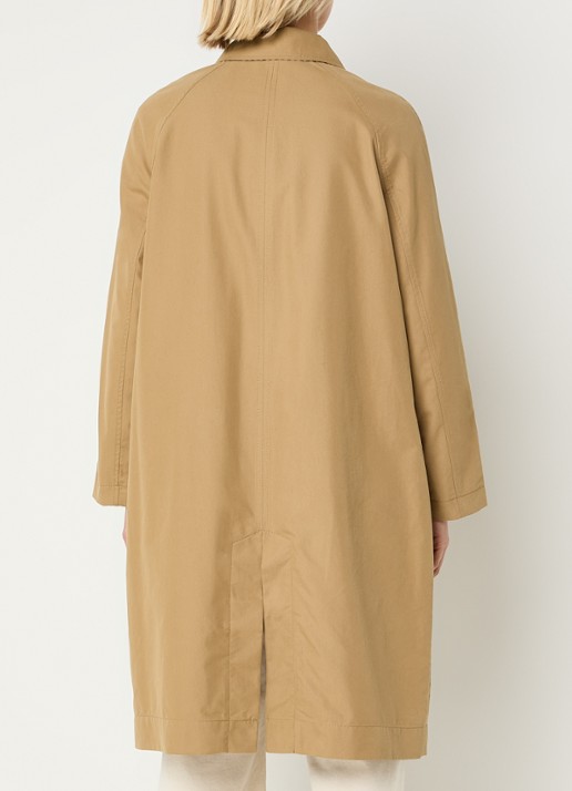 Benetton Trenchcoat met steekzakken - achterkant 4 camel