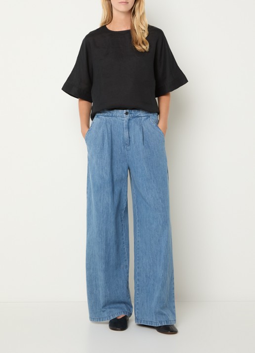 Benetton Tuniek met ronde hals - voorkant 3 zwart
