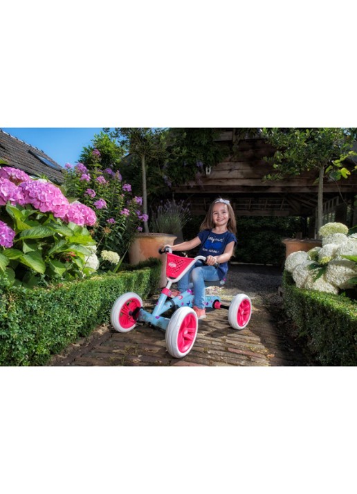 Berg Toys Buzzy Bloom skelter - voorkant 2 roze