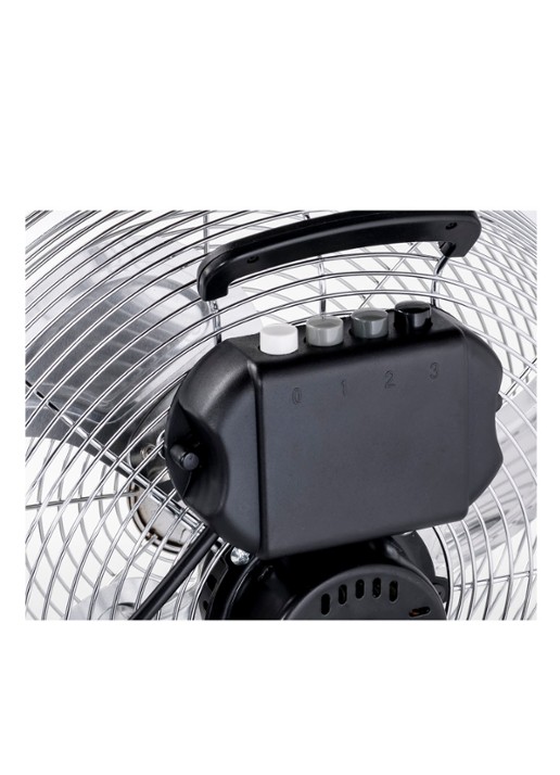 Bestron Vloerventilator, 39 cm hoog - detail 2 zilver