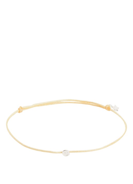 Bibi Camille Mini Smile Rope armband met bedel