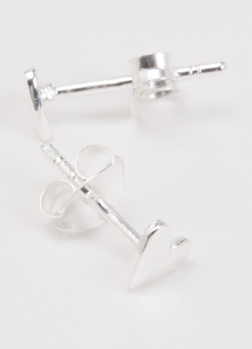 Bibi Camille Oorknopjes van zilver - detail 2 zilver