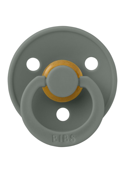 BIBS Colour fopspeen in 2-pack - detail 3 olijfgroen