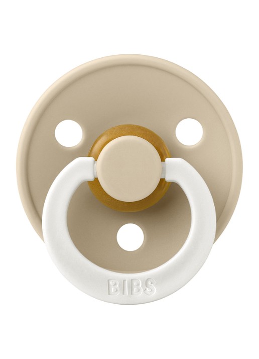BIBS Colour fopspeen in 2-pack - detail 3 vanillegeel