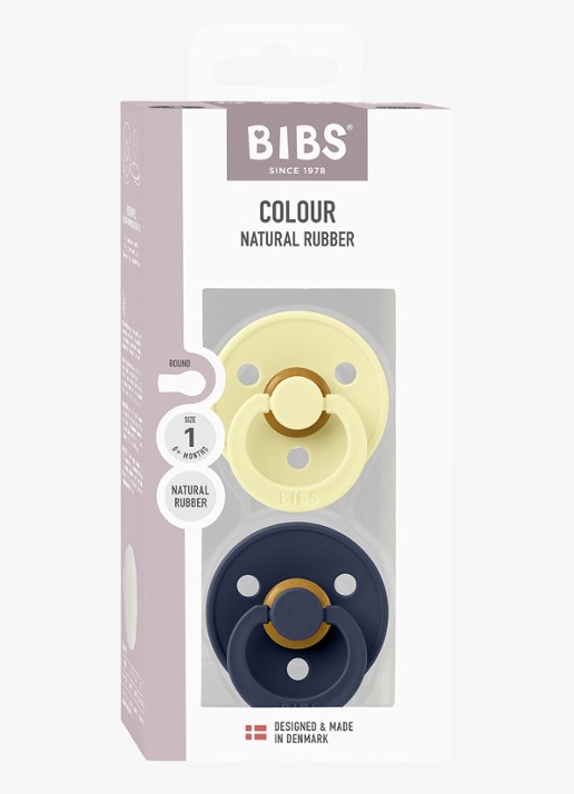 BIBS Fopspeen in 2-pack - detail 3 luna / deep space