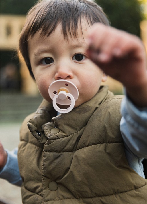 BIBS Fopspeen in 2-pack - voorkant 4 pale butter/petal