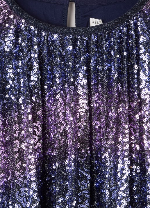Billieblush Jurk met pailletten - detail 3 paars