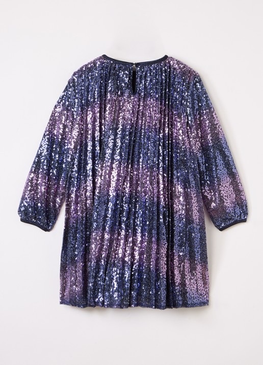 Billieblush Jurk met pailletten - voorkant 2 paars