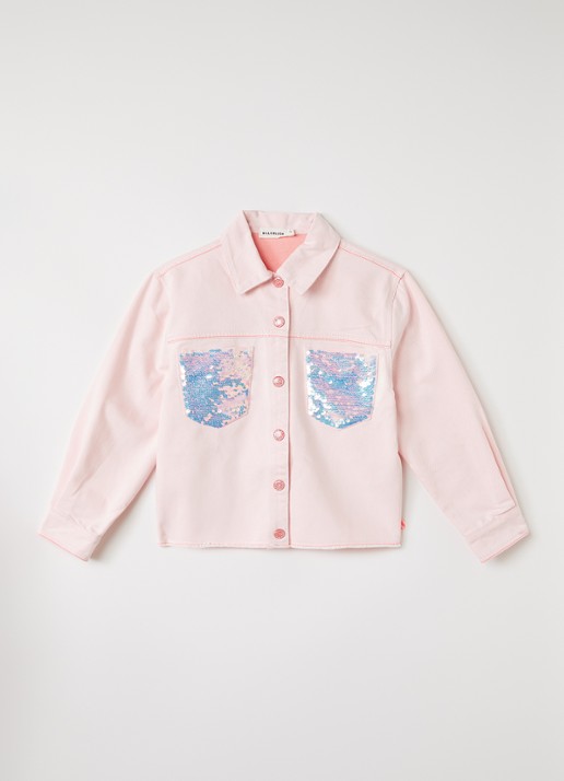 Billieblush Spijkerjas met pailletten