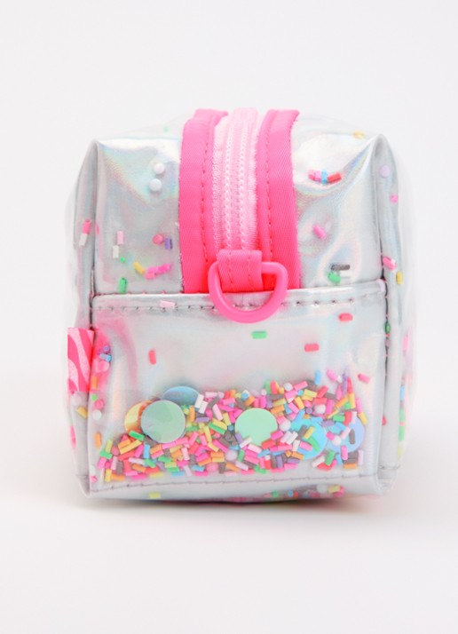 Billieblush Sprinkles crossbodytas met metallic finish - detail 3 zilver