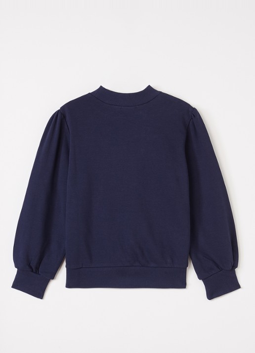 Billieblush Sweater met pailletten - voorkant 3 donkerblauw