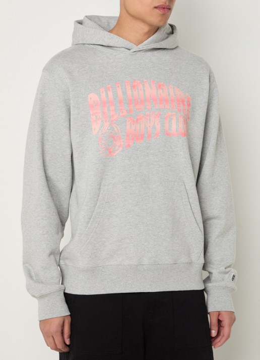 Billionaire Boys Club Mountain Fill hoodie met logoprint - detail 4 grijs