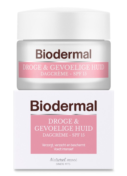Biodermal Droge & Gevoelige Huid SPF 15 dagcrème  - voorkant 2 undefined
