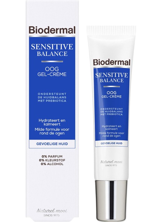 Biodermal Sensitive Balance Oog Gel-Crème - oogcrème - voorkant 4 undefined