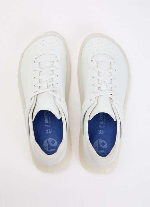 Birkenstock 1774 Stroedt sneaker van leer - detail 4 wit