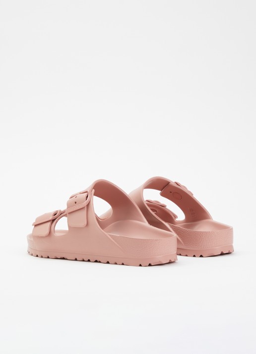 Birkenstock Arizona EVA slipper met gespdetail  - achterkant 2 oudroze