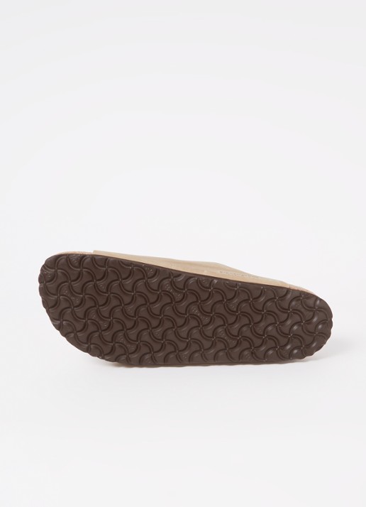 Birkenstock Arizona slipper van leer - detail 5 zand