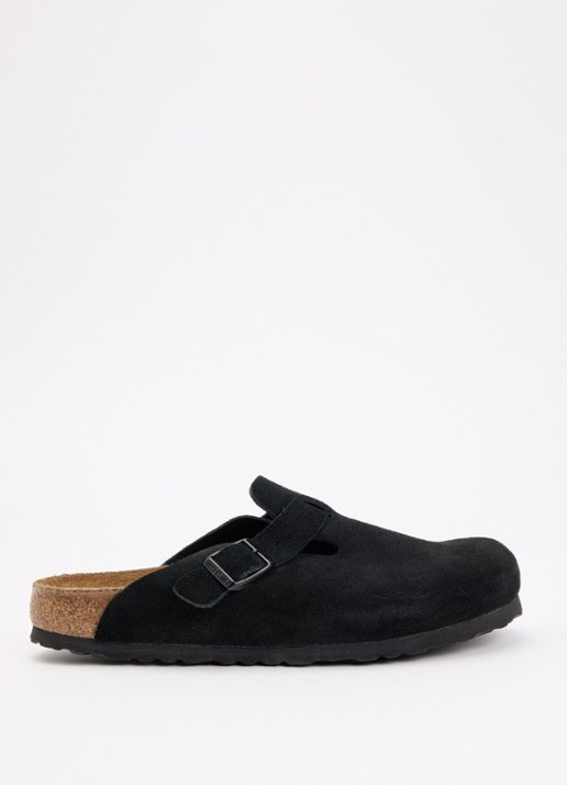 Birkenstock Boston muiltje van suède