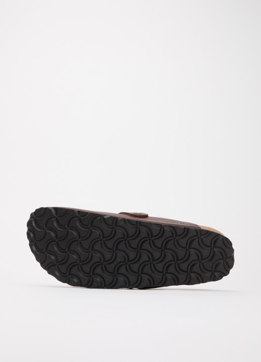 Birkenstock Boston wire Buckle muiltje van leer - detail 5 donkerbruin