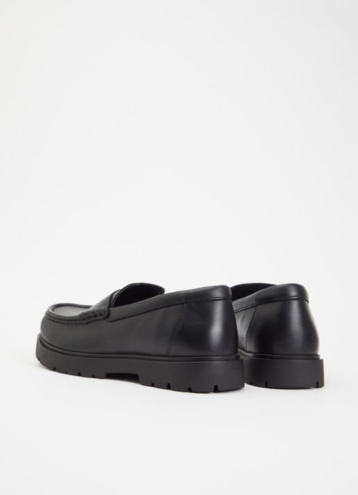 Birkenstock Highwood loafer van leer - achterkant zwart