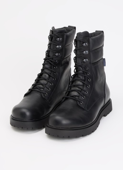 Birkenstock Highwood veterboot van leer - detail 2 zwart