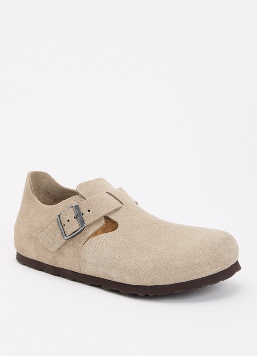 Birkenstock London sandaal van suède