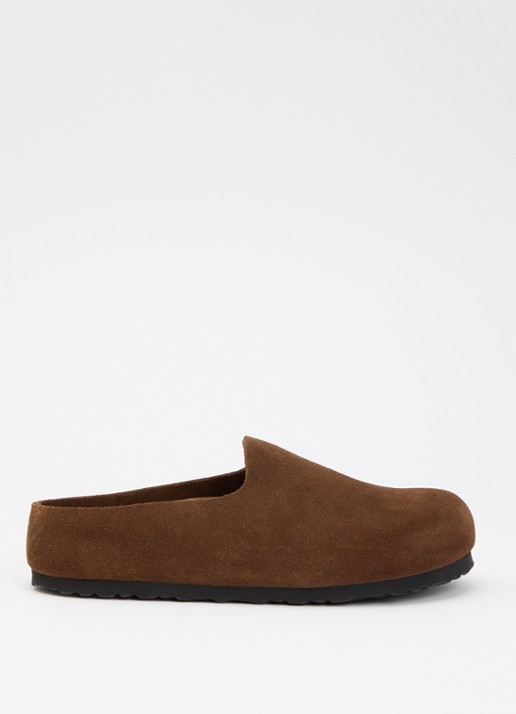 Birkenstock Narrow Fit Amsterdam Wrapped muiltje van suède